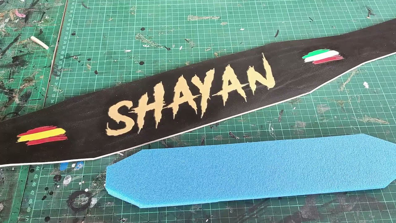 Cinturón de gimnasio personalizado.