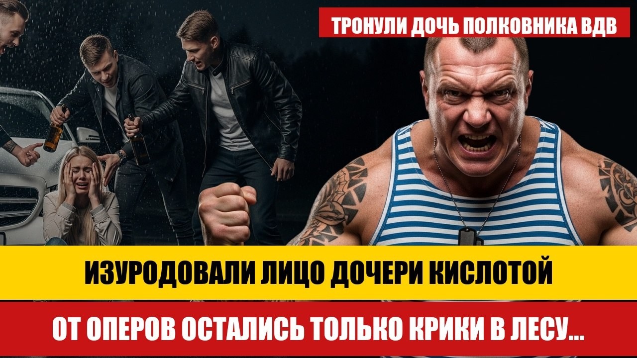 Облили кислотой дочь следователя и закрыли дело. Но отец знал систему изнутри...