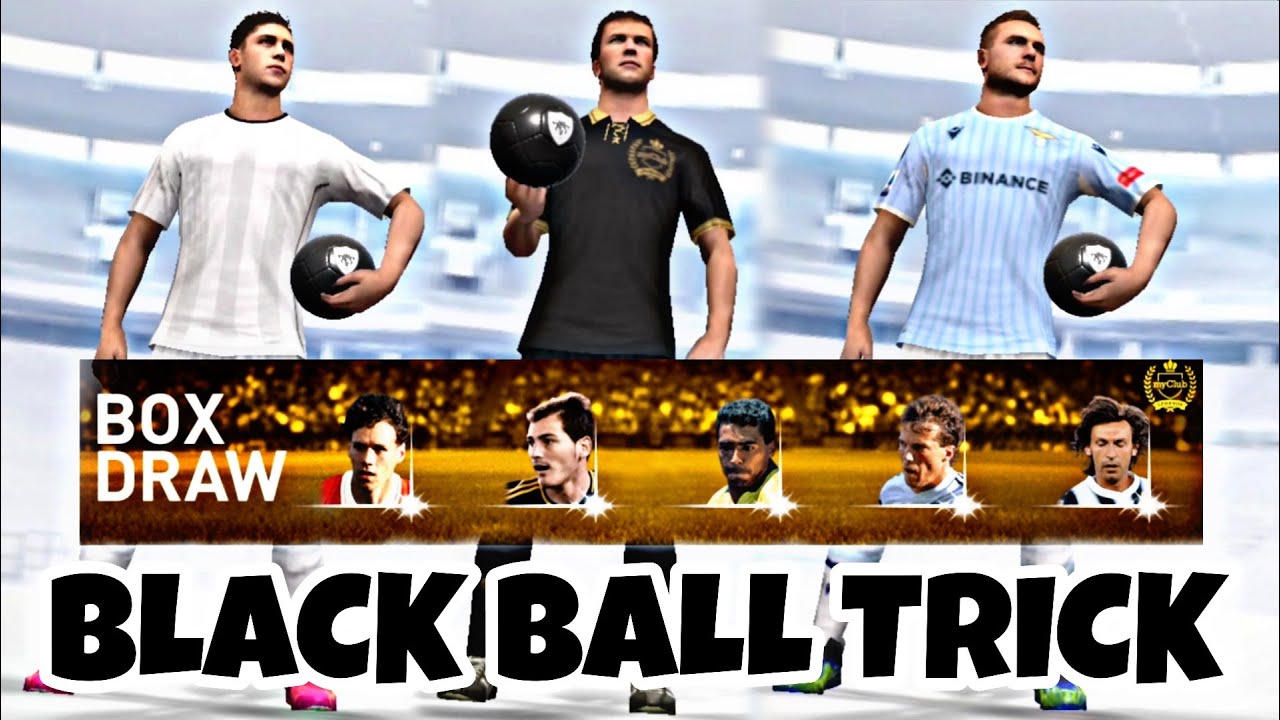 BLACK BALL TRICK IN LEGENDS WORLDWIDE CLUBS || PES 2022 MOBILE