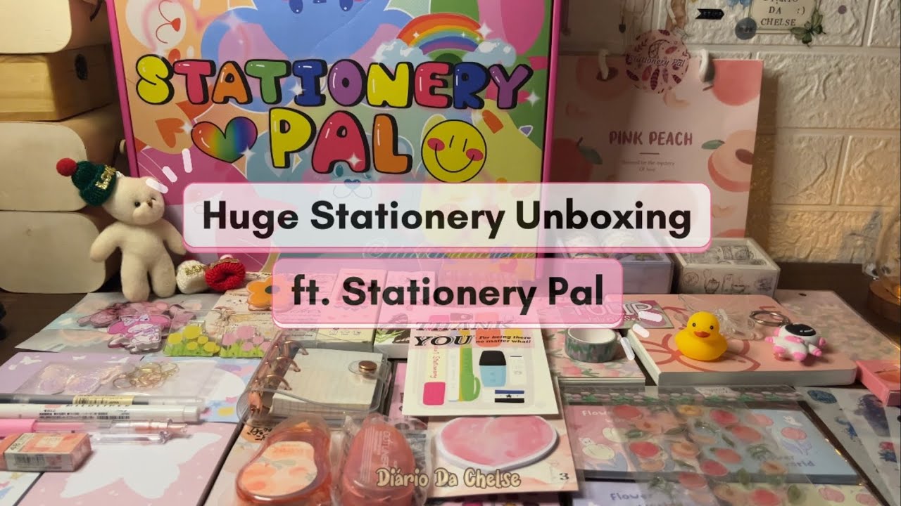 Huge Stationery Haul ft. Stationery Pal ✨ Unboxing Cute Journal ASMR