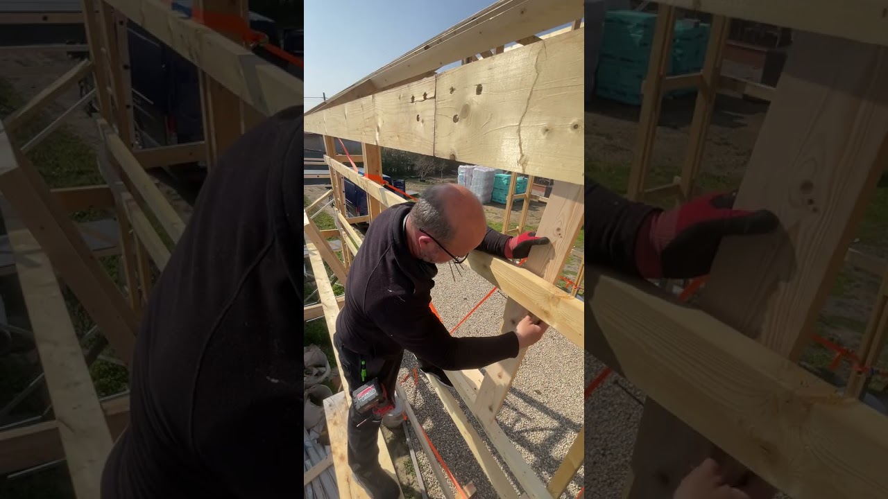 How to install window boxes for a #postframe #tinyhouse #workshop ASMR ​