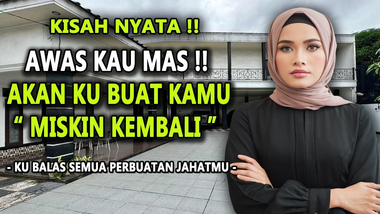AKU BALAS SUAMIKU HINGGA JATUH MISKIN #novelromantis #drama