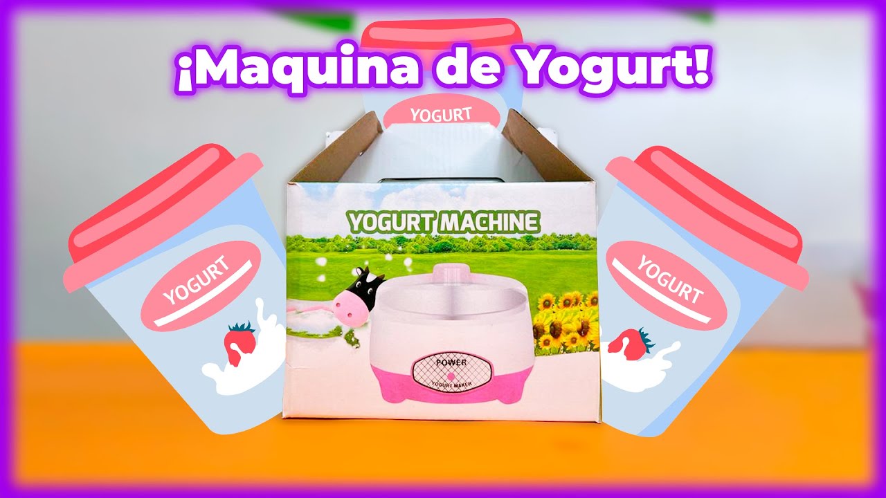 Aprende hacer yogurt  😱✨|  Maquina de yogurt portátil 🤩