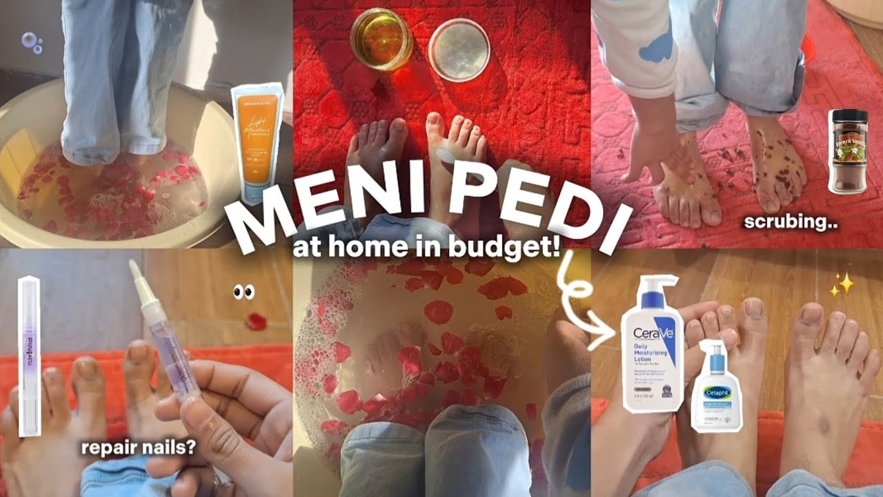 I Did My Mani Pedi Cure At Home (in budget) 😱💸 || Shocking Results 😍 || No More Salon