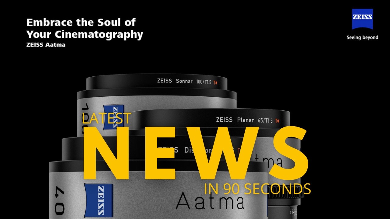 Новости 90-го года: полнокадровые кинообъективы Zeiss Aatma, светодиодный прожектор Nanlite FC-72...