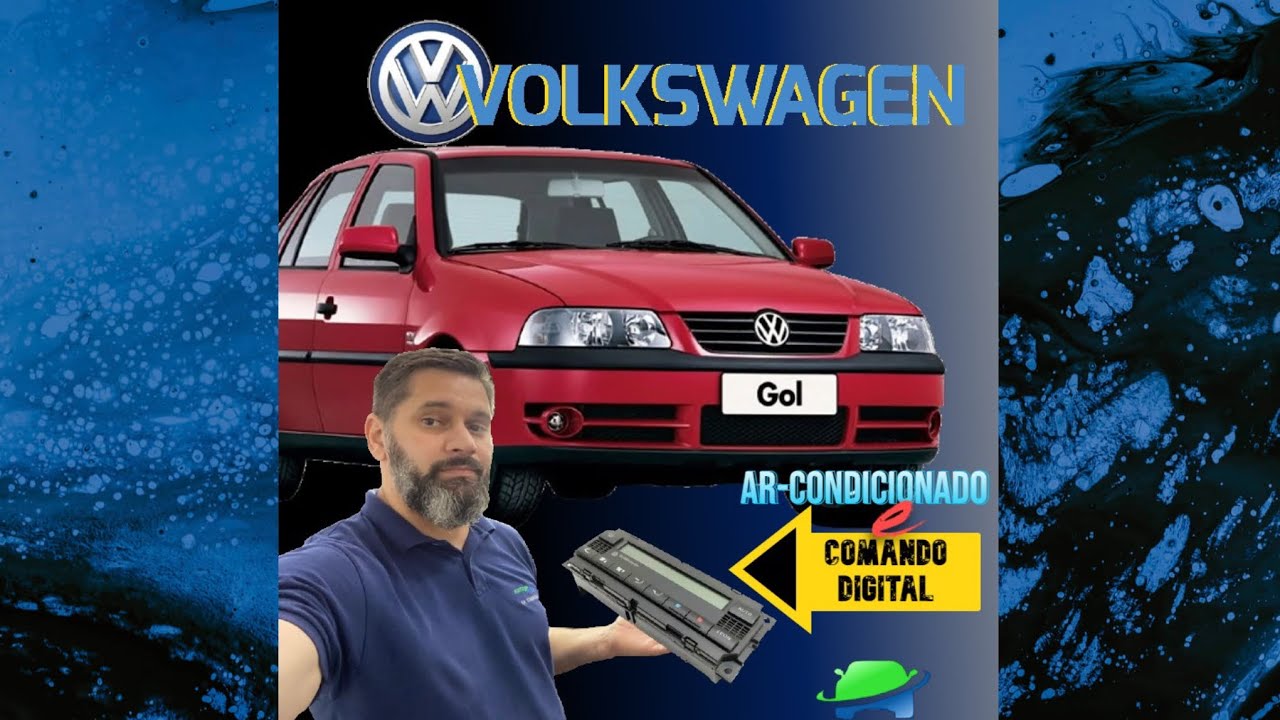 Volkswagen Gol G3 1.0 com ar-condicionado e comando Climatronic do Golf