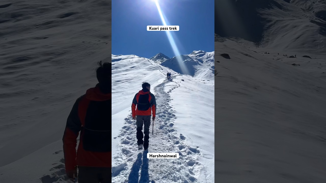 Kuari pass trek &hearts;️A winter trek that you can add to your bucket list this winter. #kuaripass
