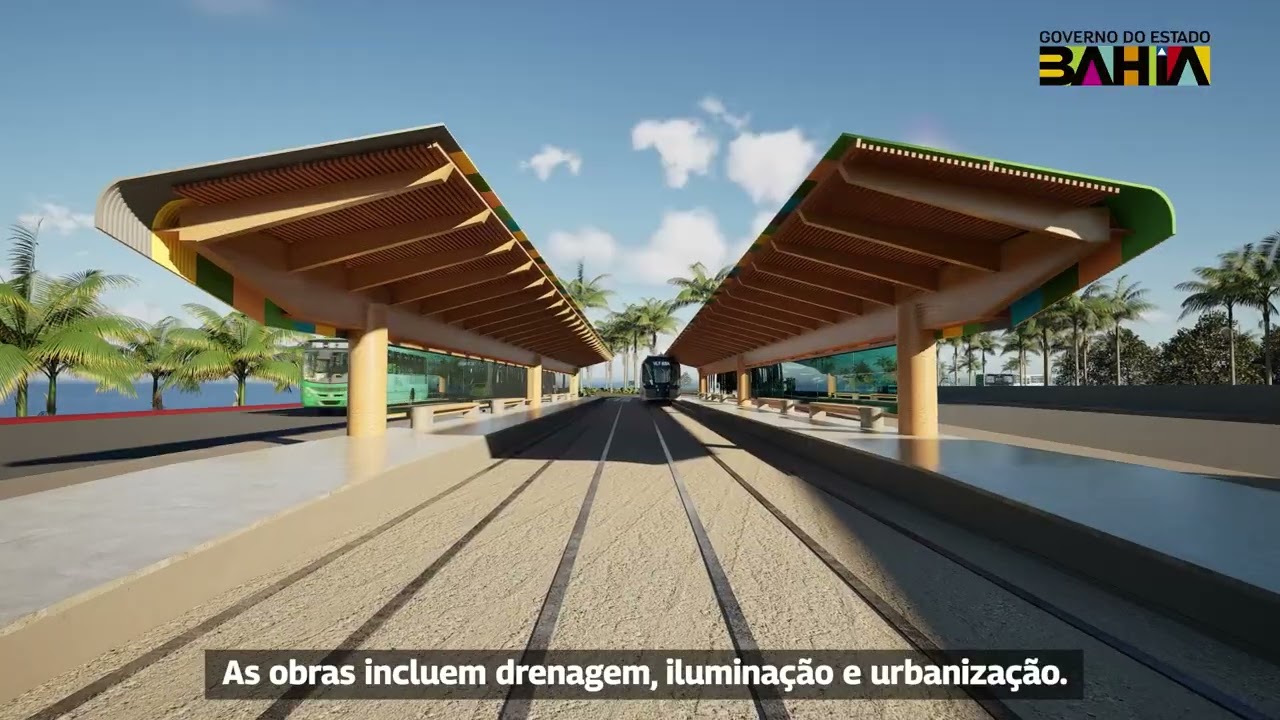 Governador apresenta os primeiros trens do VLT que já chegaram à capital baiana