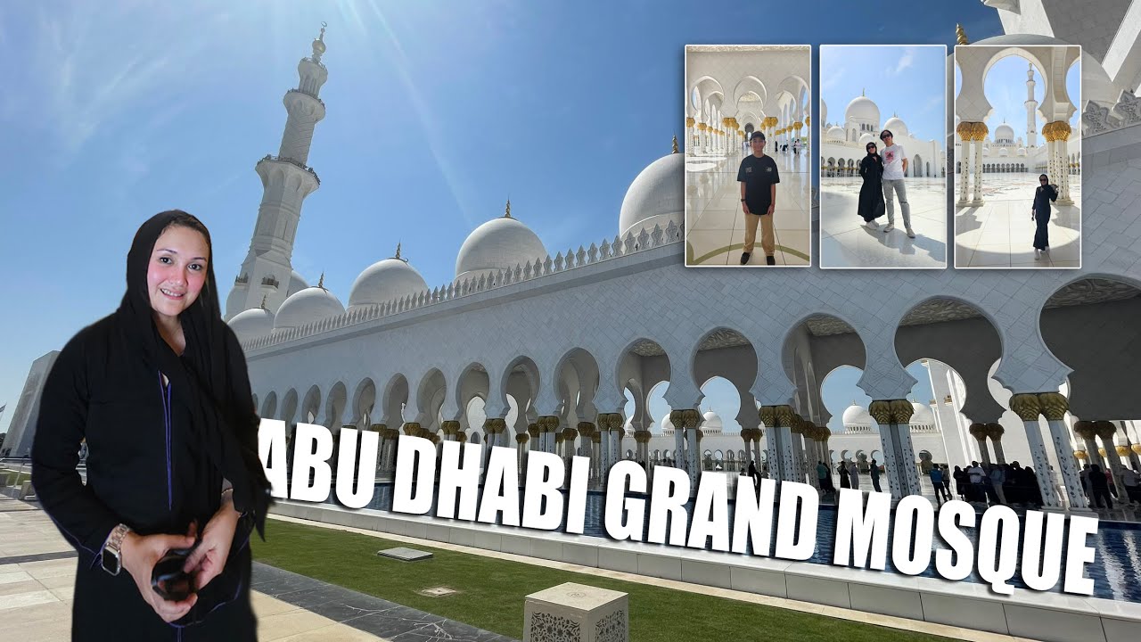 A DAY IN ABU DHABI | GRAND MOSQUE | INSTAGRAMMABLE PLACE | FAMILY TIME | Eeee's DIARY #fyp #summer
