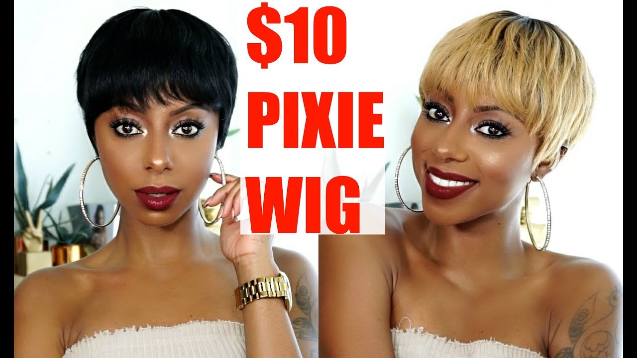 YOU NEED THIS $10 PIXIE CUT WIG!! Model Model Myrtle wig |Jessica Pettway