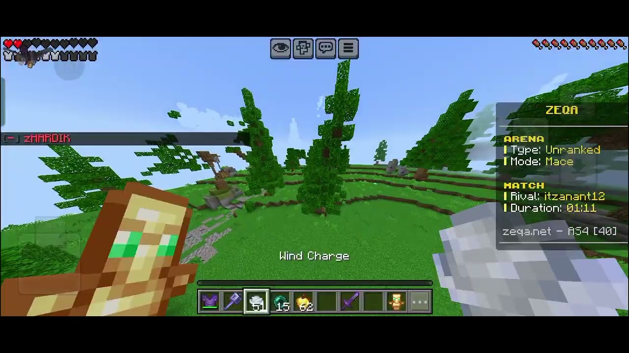 Minecraft mace montage,part2 ,but the players cheating!!