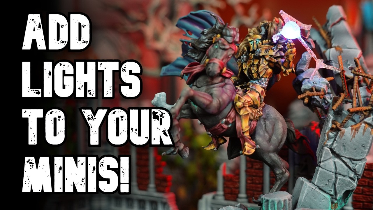 How I added LEDs to my minis with Malifaux!