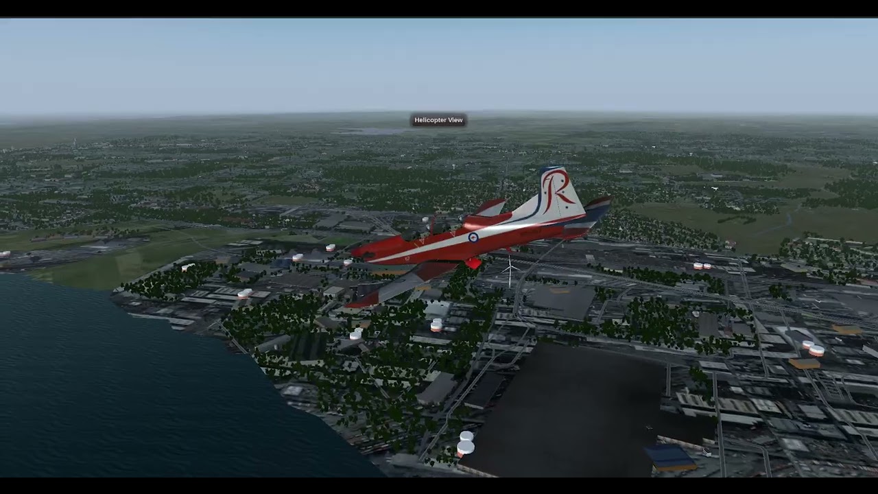 Pilatus PC 9M Biggin Hill to London City Low and Precise | FGFS 2024