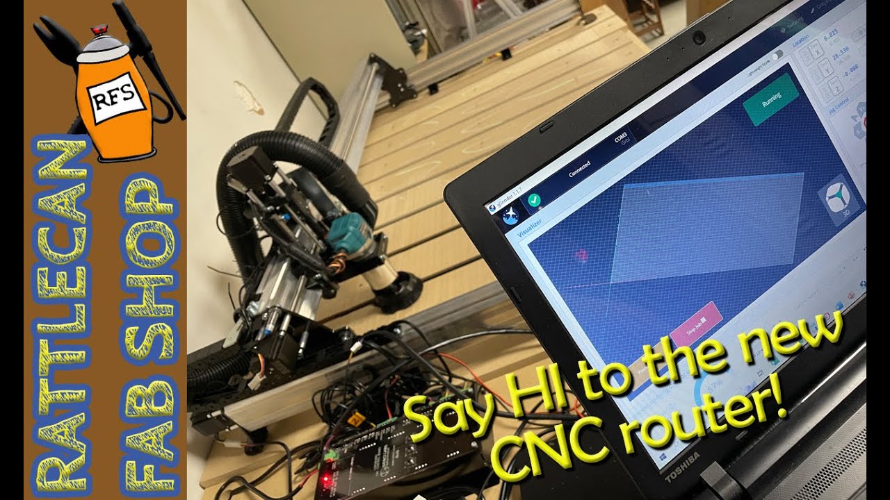 Longmill mk2 CNC router intro | RATTLECAN FAB SHOP with James O'Rear