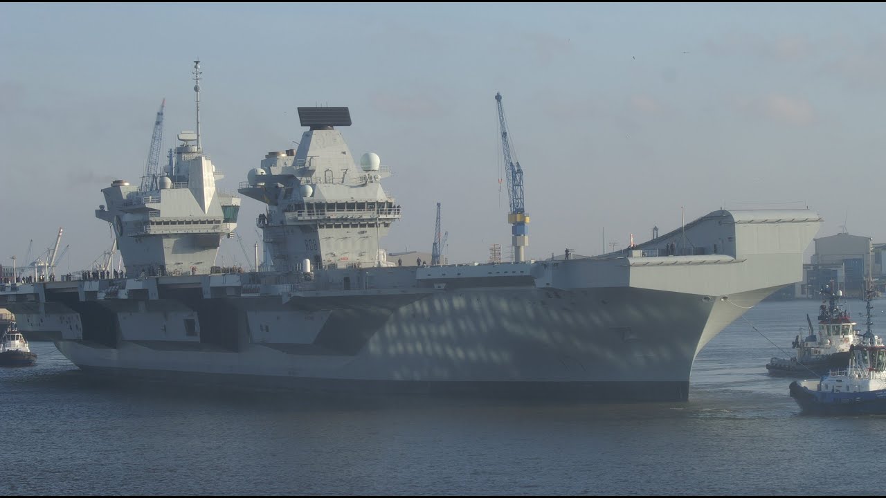 HMS Queen Elizabeth 2024 Port of Hamburg Flugzeugträger - Aircraft carrier