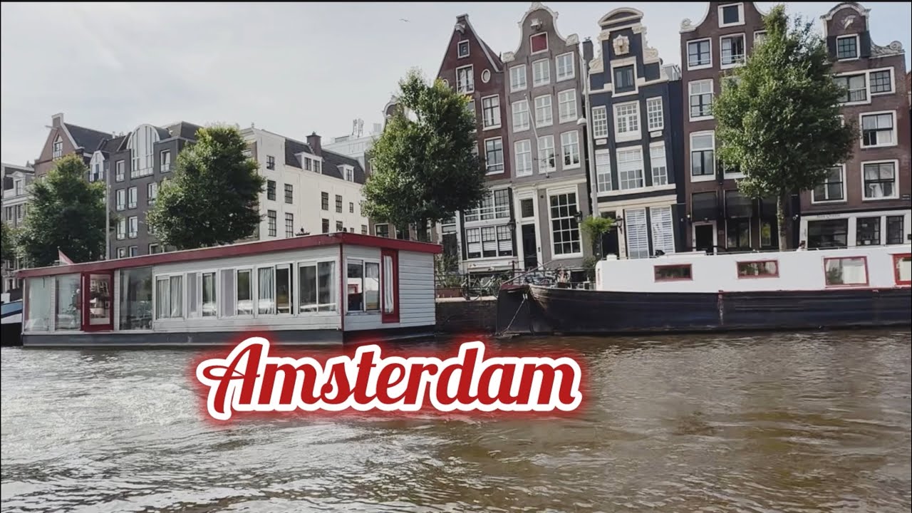 AMSTERDAM, NETHERLANDS 🇳🇱 City canals cruise with a local tour guide 