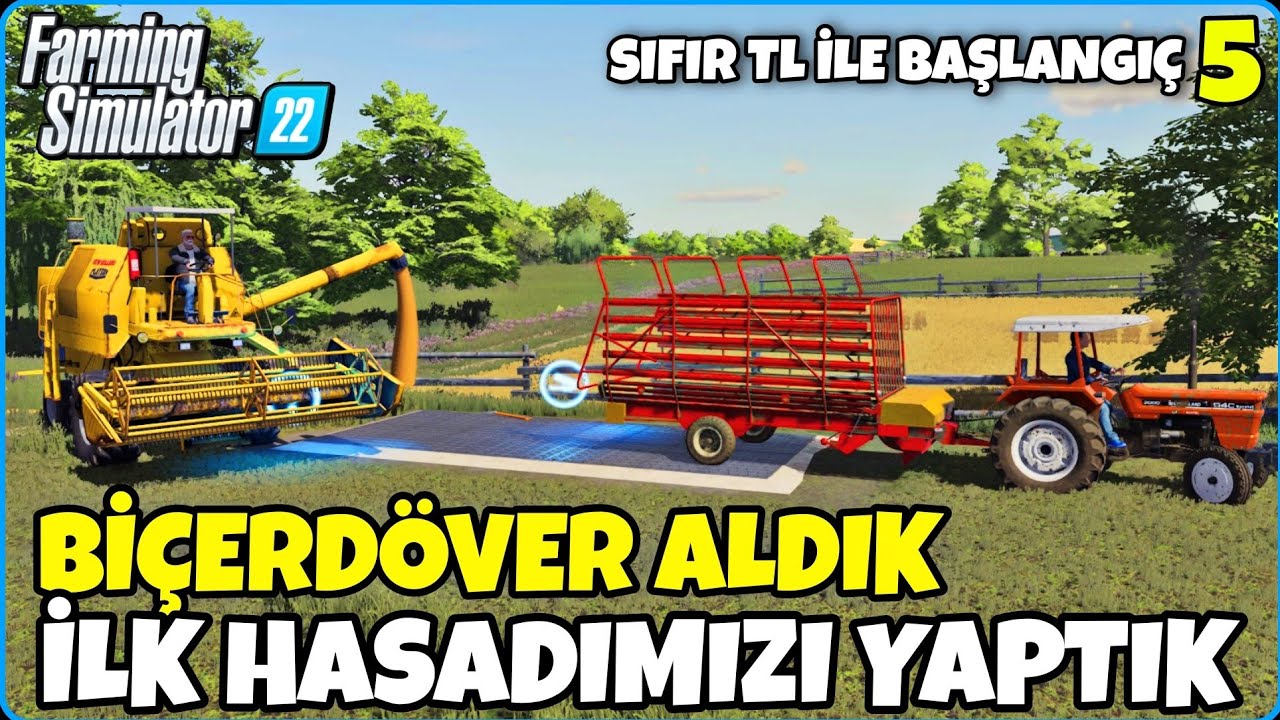 SONUNDA İLK HASADIMIZI YAPTIK 🥳 ARI KOVANLARI VE YENİ TARLA ALDIK ● FS22 SIFIR TL İLE BAŞLANGIÇ
