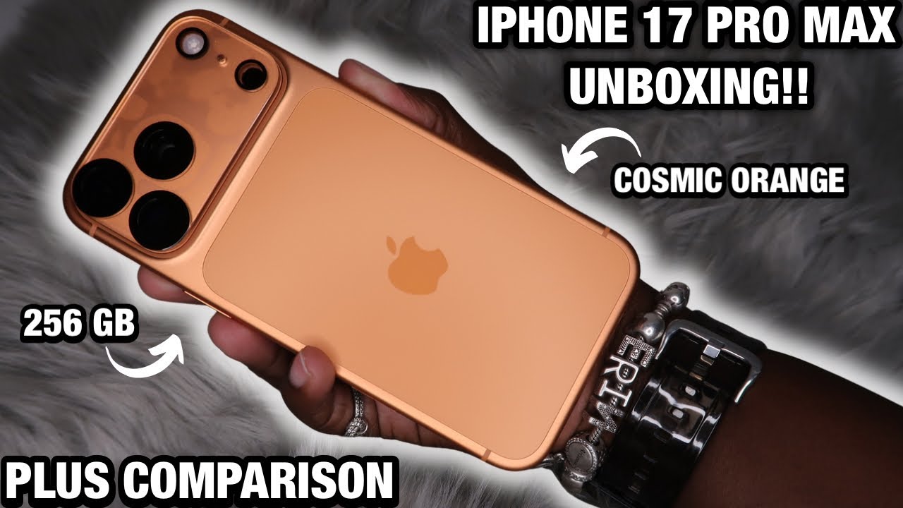 iPhone 17 Pro Max📱🧡 [COSMIC ORANGE] 256 ГБ: распаковка и обзор!! 📦 | Стоит ли обновляться!?✨