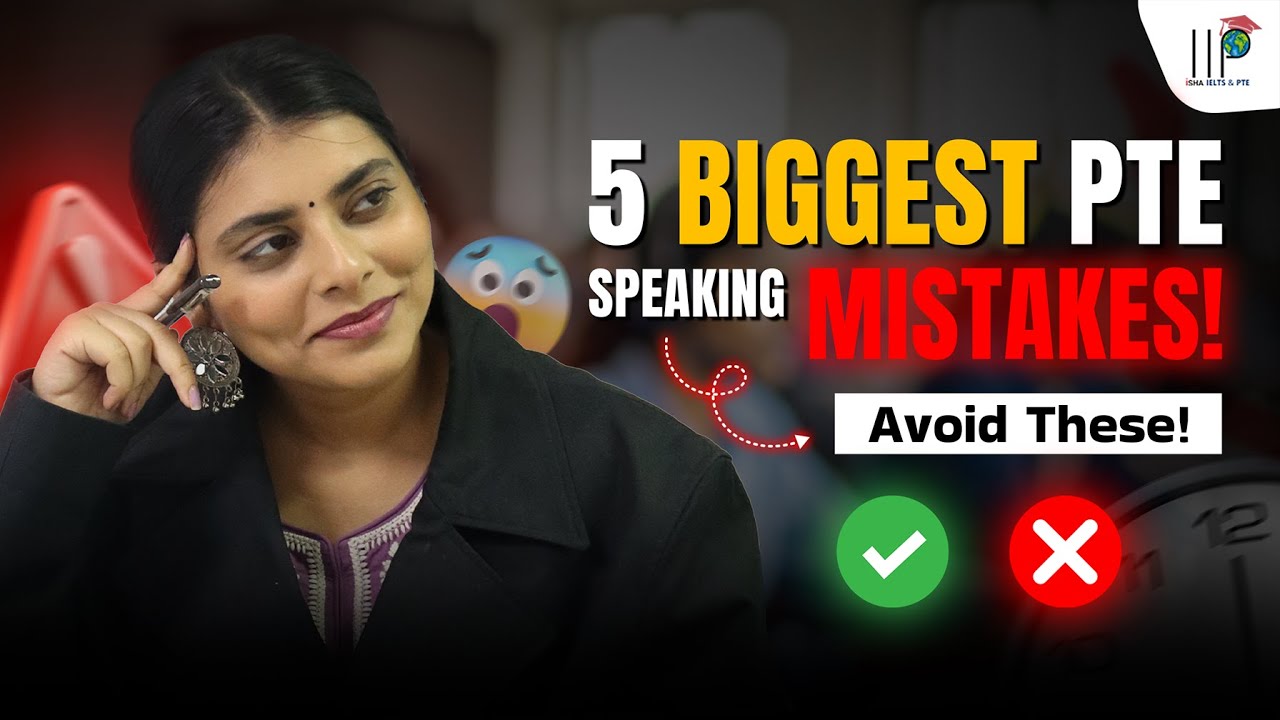 5 Biggest PTE Speaking Mistakes You Must Avoid | Score 79+ in PTE Academic & PTE Core IIP