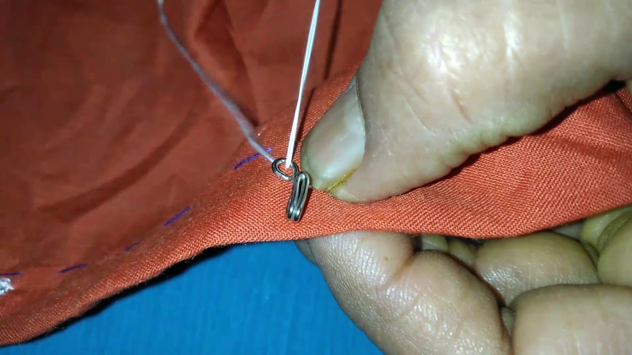 How to stitch hook and loop | How to learn tailoring in home in tamil | #tailoring #gthandworks