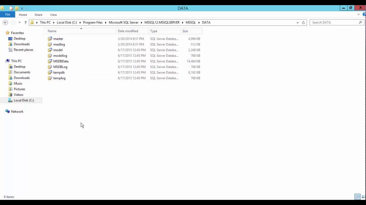 Master Database ReBuild with Template and restore from Backup - Yusuf Boğatepe