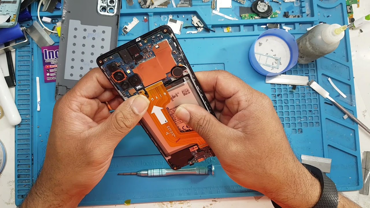 COMO TROCAR TELA FRONTAL COM ARO DO SAMSUNG A71 mod Sm-A715