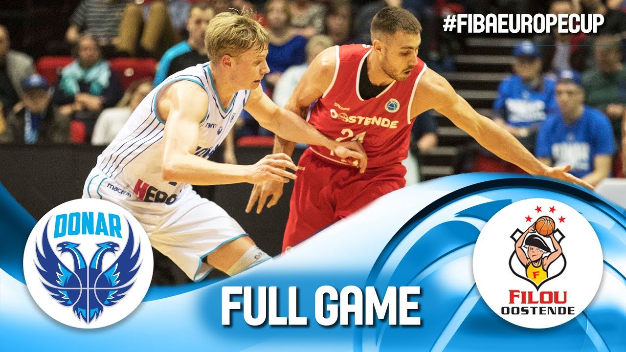 Donar Groningen v Filou Oostende - Full Game - Rd. of 16 - FIBA Europe Cup 2018-19
