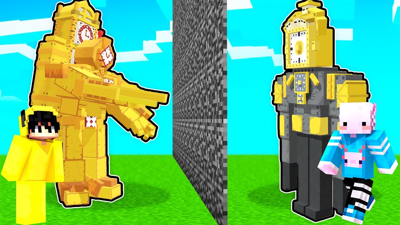 GOLDEN TİTAN TV MAN VS CYBER SKİBİDİ G-TOİLET! | Minecraft