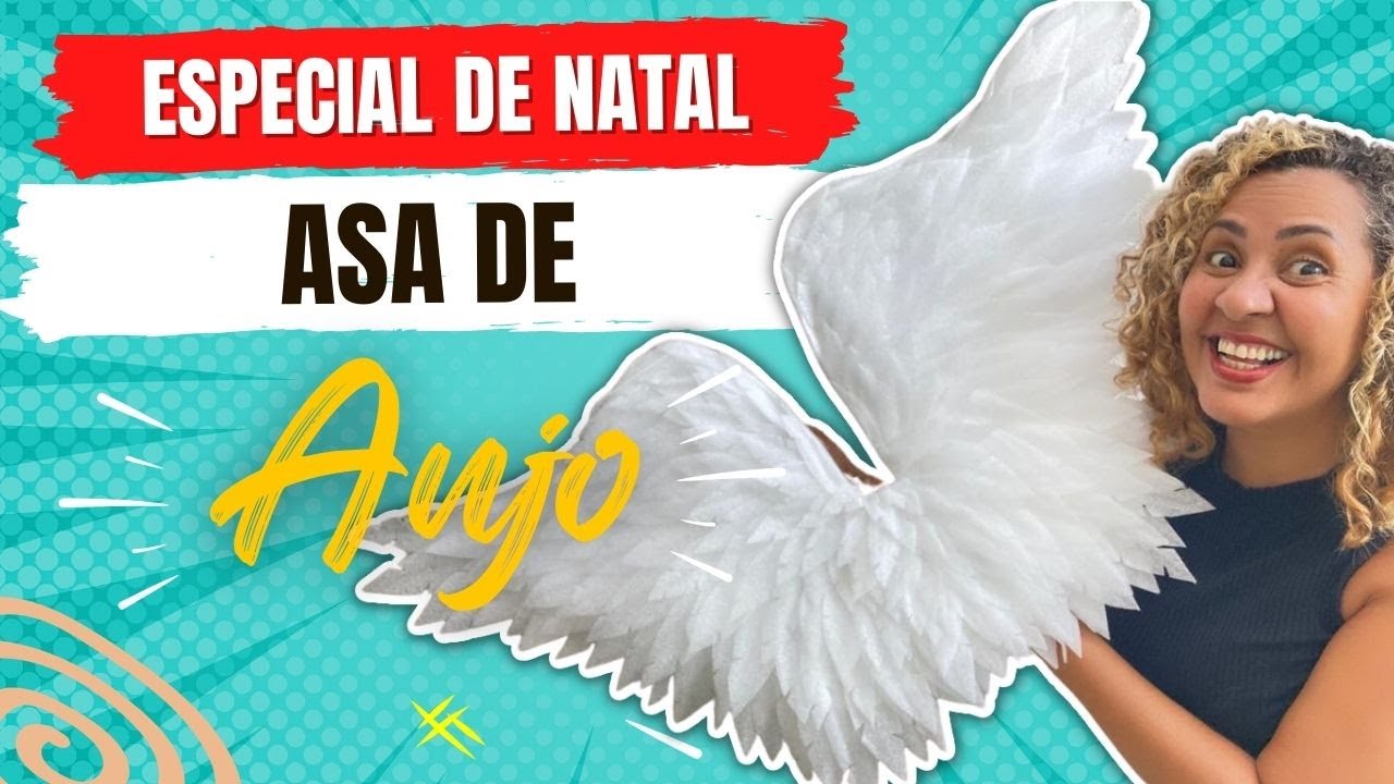 ASA DE ANJO – PASSO A PASSO FÁCIL, BARATO E INCRÍVEL!