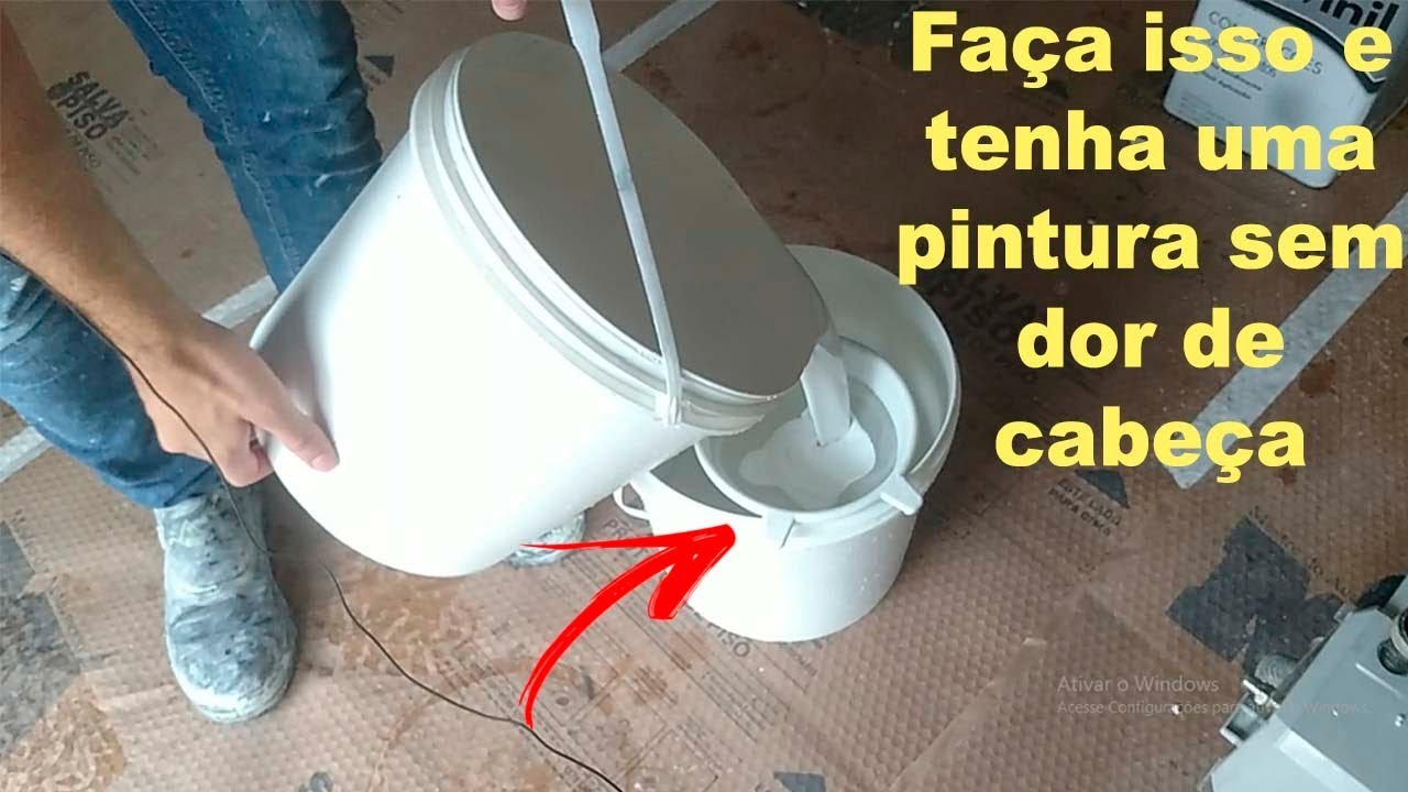 Preparação da Tinta Para Pintura na Maquina Airless Lynus LPA1000