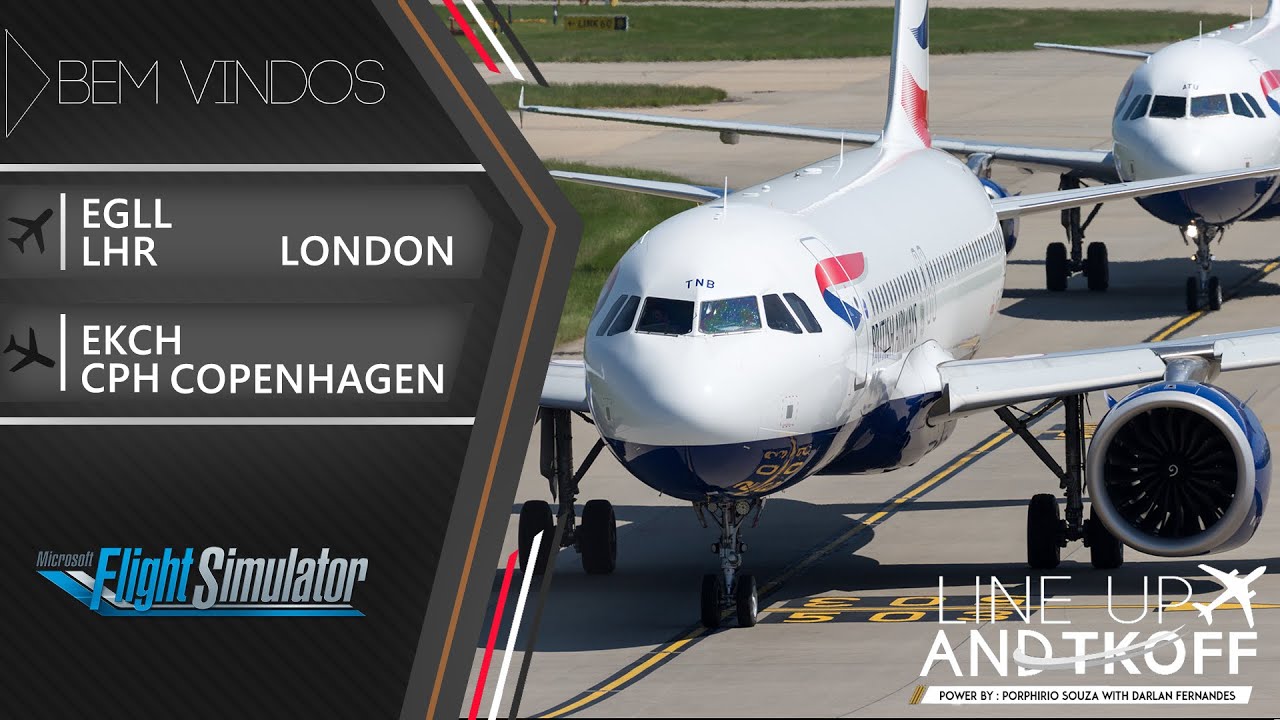 🔴【MSFS】London - LHR ✈ Copenhagen - CPH ✈ | IVAO | A320 FBW