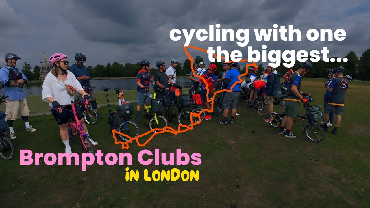 Is this one of the biggest Brompton Cycling Clubs in London? | Cycling 100km on my Brompton Bike