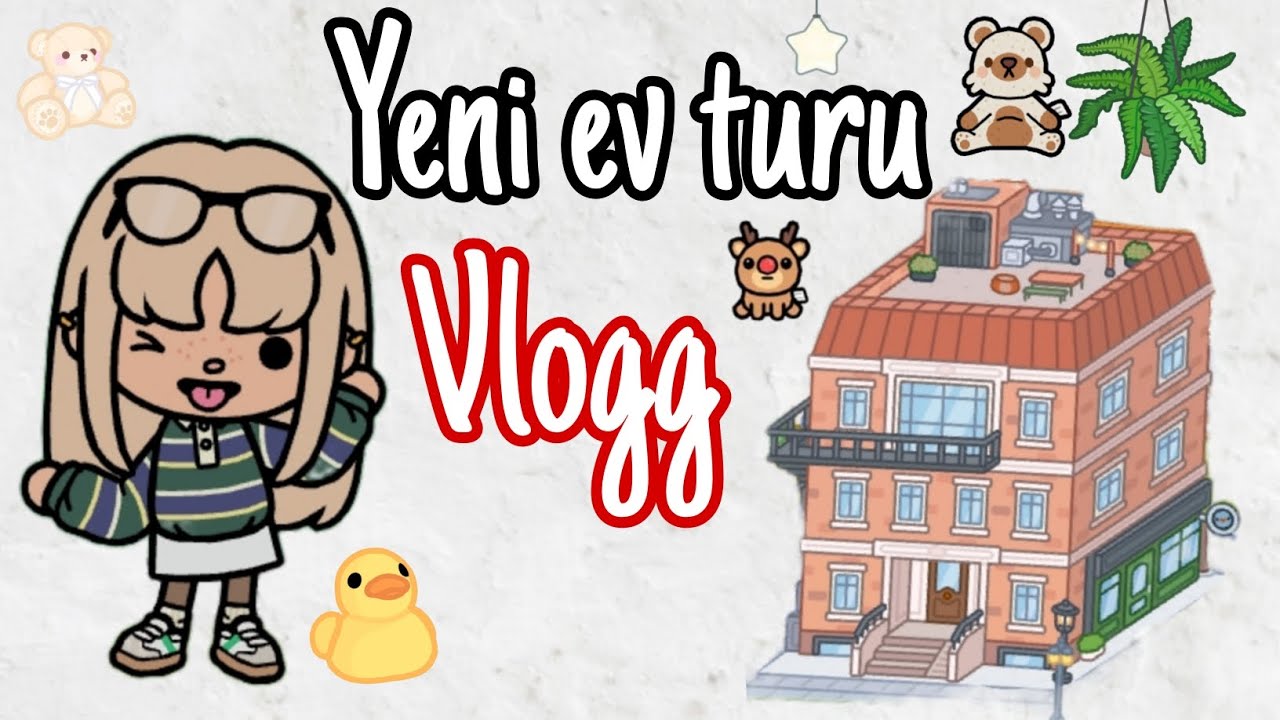 Yeni Ev Turu Vlog/ #keşfet #tocaboca #tocabocaworld #birkeresevdim#tocabocalovestory #tocaadventure 
