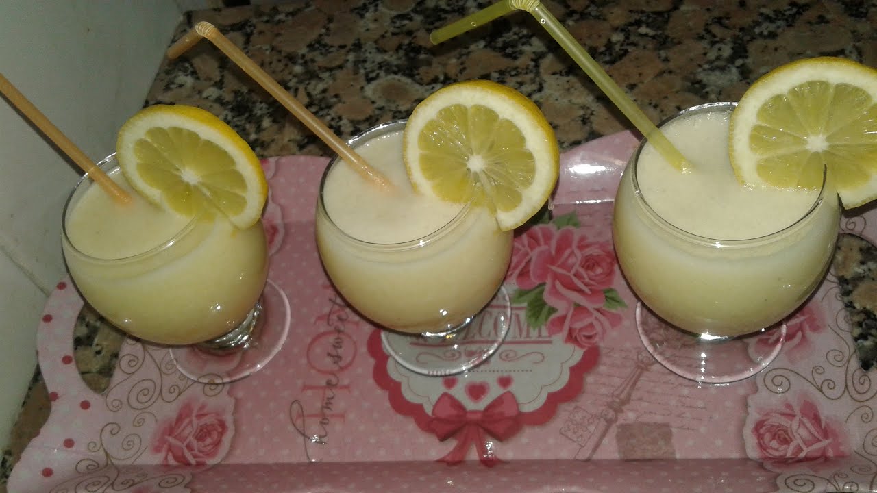 عصير منعش ورائع بمكونين فقط 🍋🍌يستحق التجربة