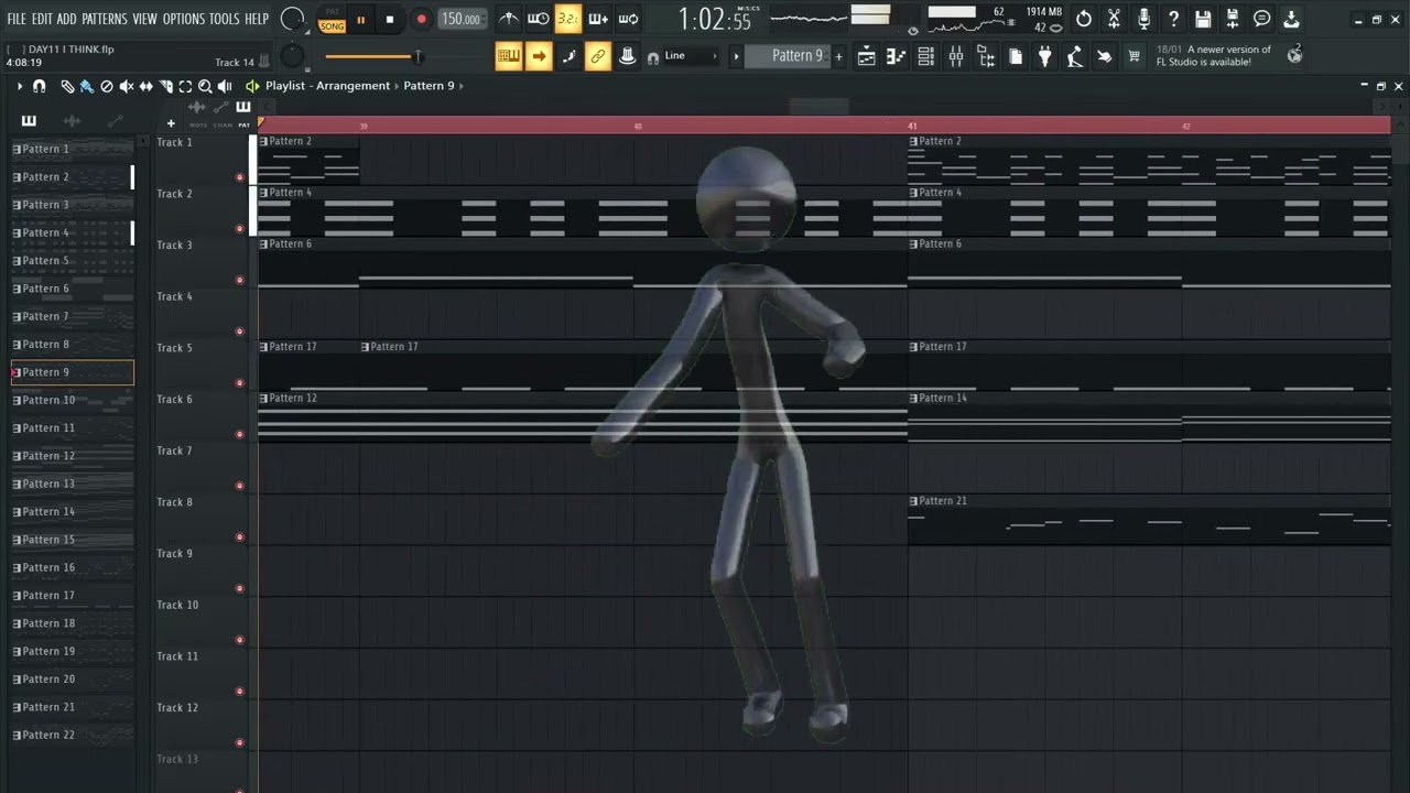 Day 11 out of 12 of Composing a Music Track until University starts.