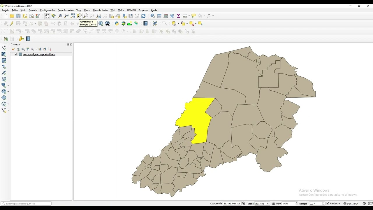Seleção de Feições por Expressão no Qgis 3.16