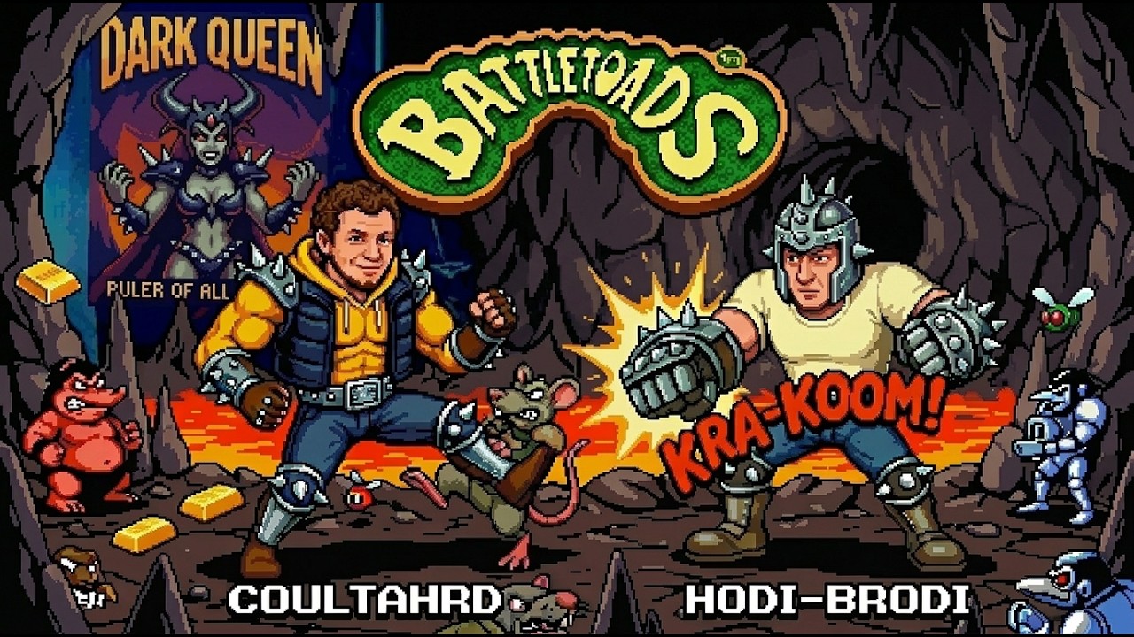 Самое валидольное прохождение Battletoads. Coulthard & Hodi-Brodi