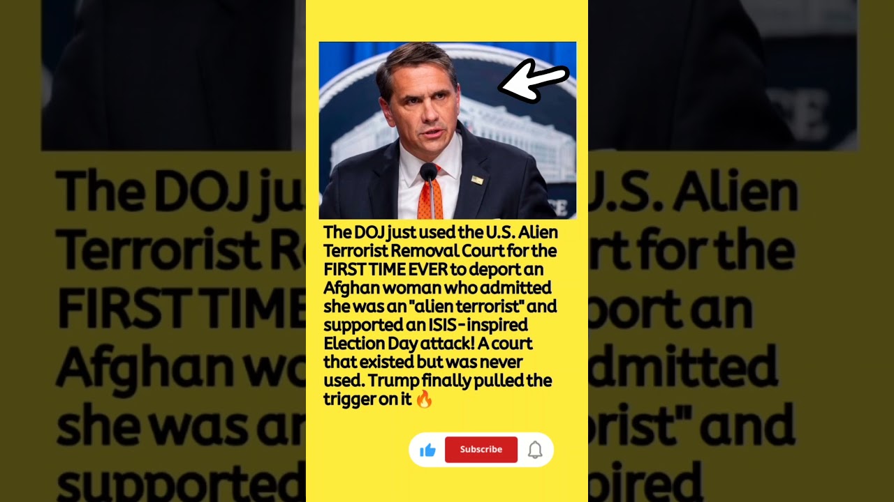 Trump DOJ Uses &ldquo;Terrorist Removal Court&rdquo; for the FIRST Time Ever
