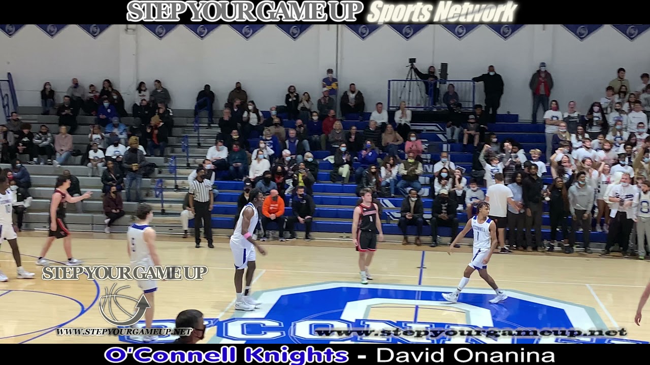 O'Connell's David Onanina's steal and 2-hand dunk finish in 93-61 win vs. Madison.