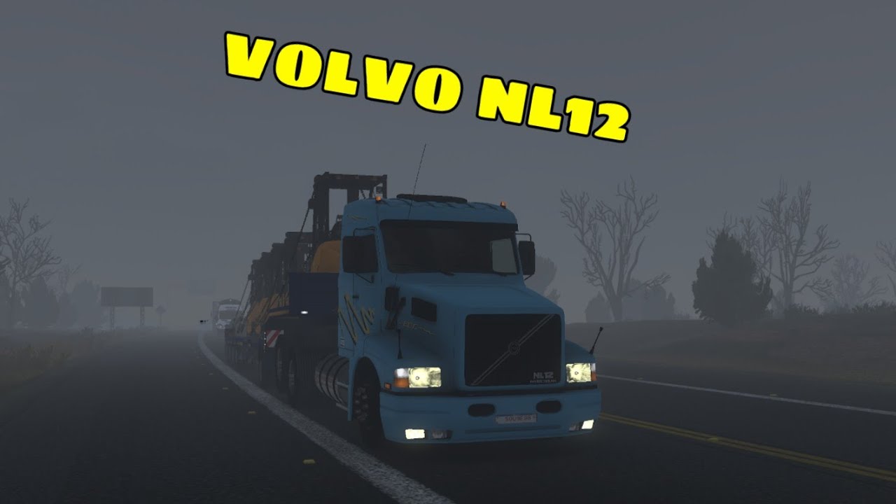 VOLVO NL12 TRANSPORTANDO EMPILHADEIRAS ETS2 MODS