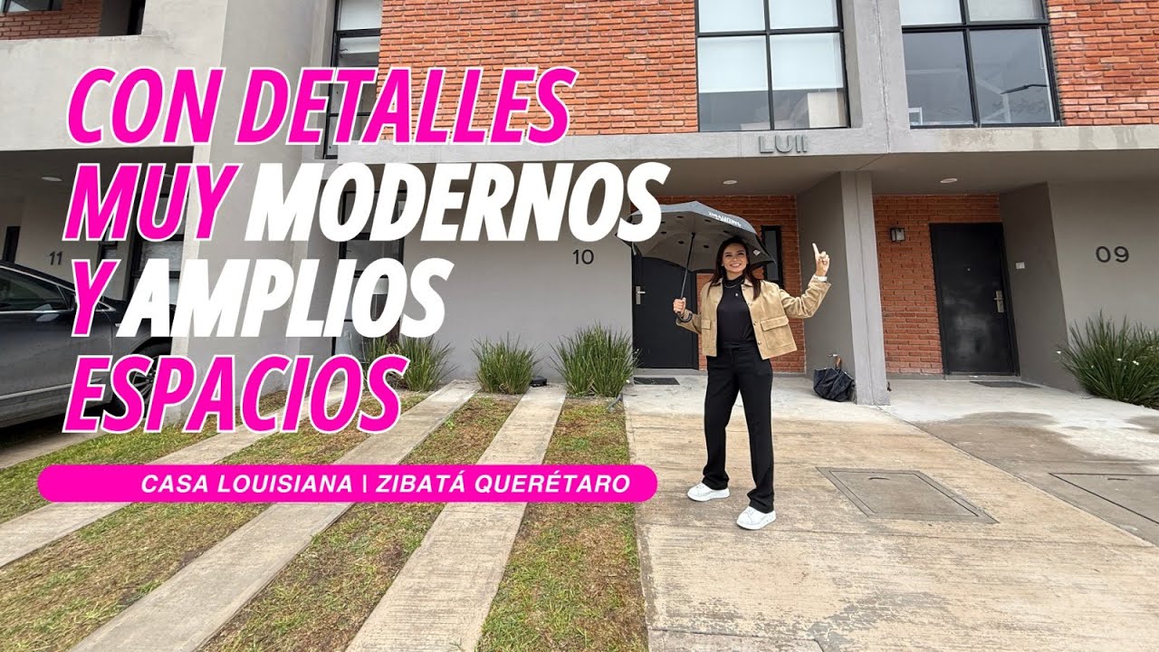 ¡Con DETALLES muy MODERNOS  y ESPACIOS AMPLIOS! | $3,200,000 | Casa Louisiana Zibata QUERÉTARO