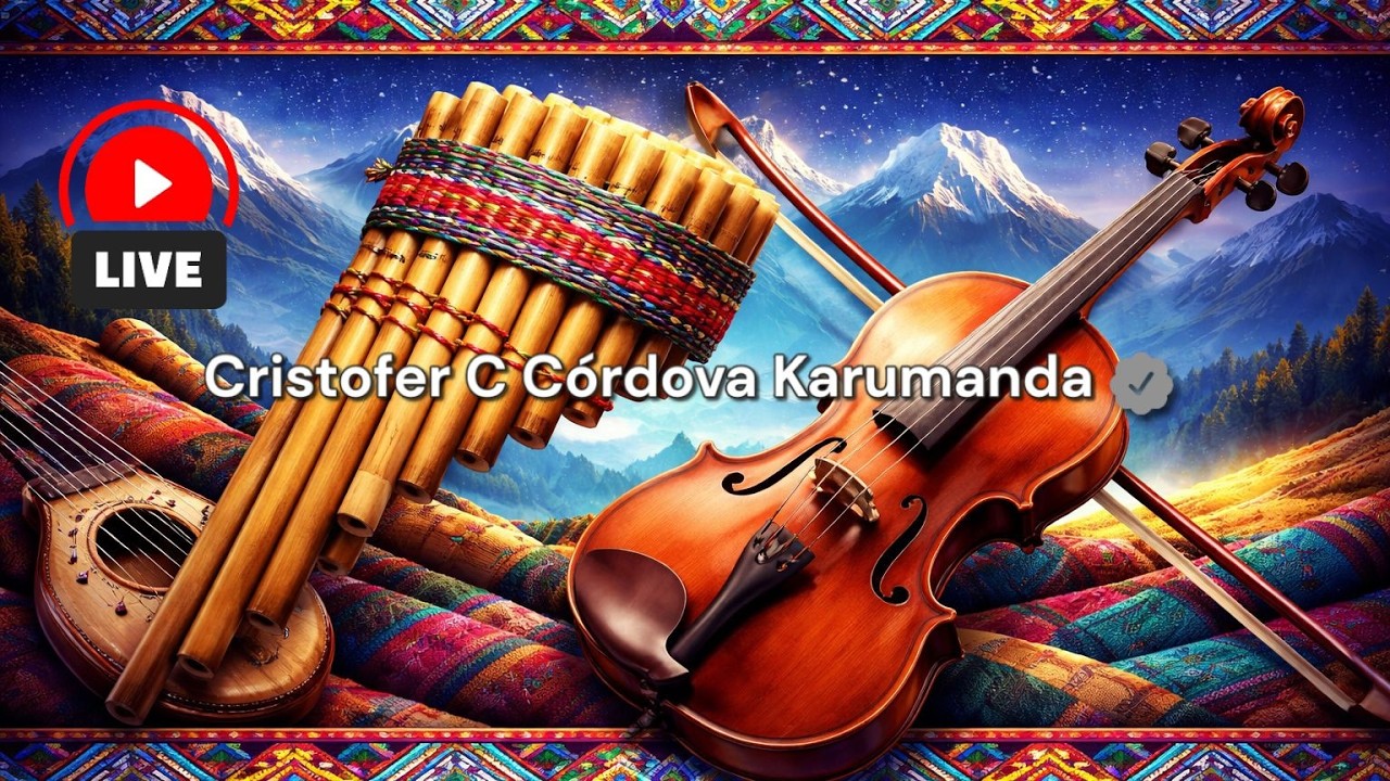🌎 PARTE 2 - Live Andean Pan Flute & Violin🎶