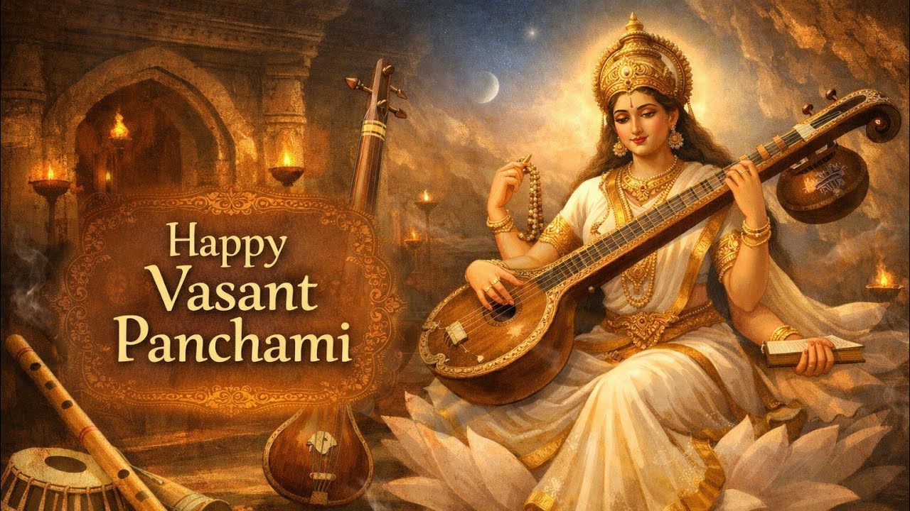 Happy Vasant Panchami | Maa Saraswati Vilas | MUSIC LYF