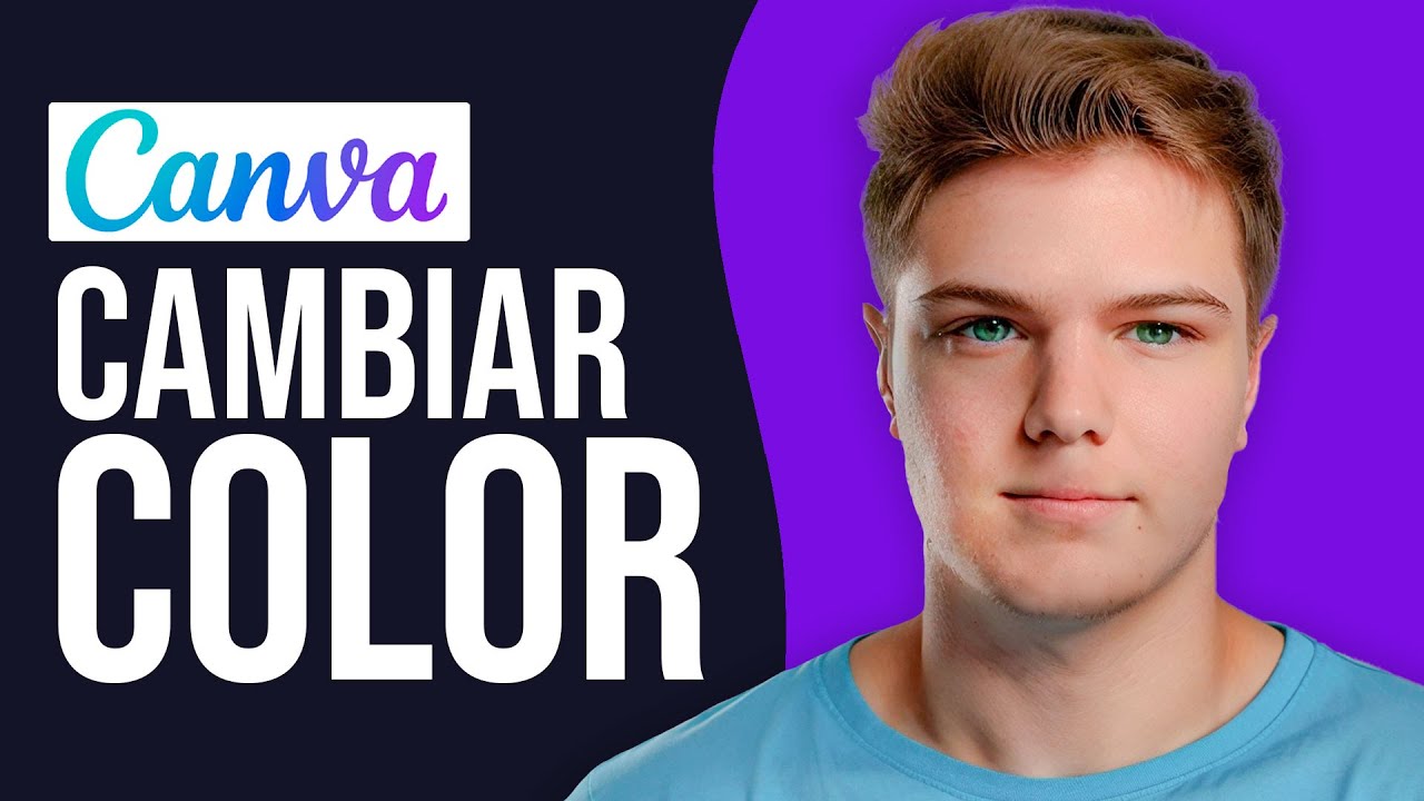 Cómo CAMBIAR EL COLOR de una Imagen en Canva | Tutorial Principiantes