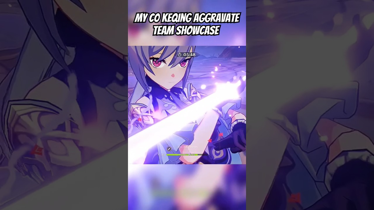 My C0 Keqing Aggravate Team Showcase | Genshin Impact