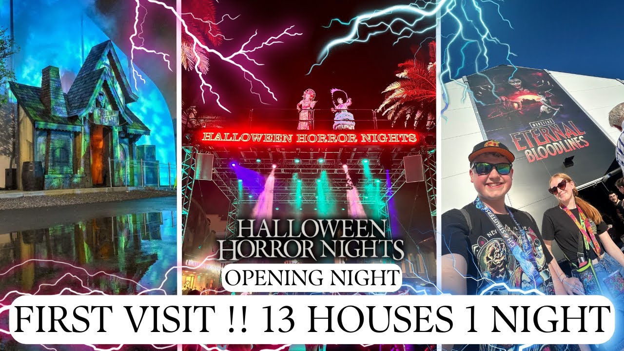 First Time at Halloween Horror Nights - Opening Night 2024