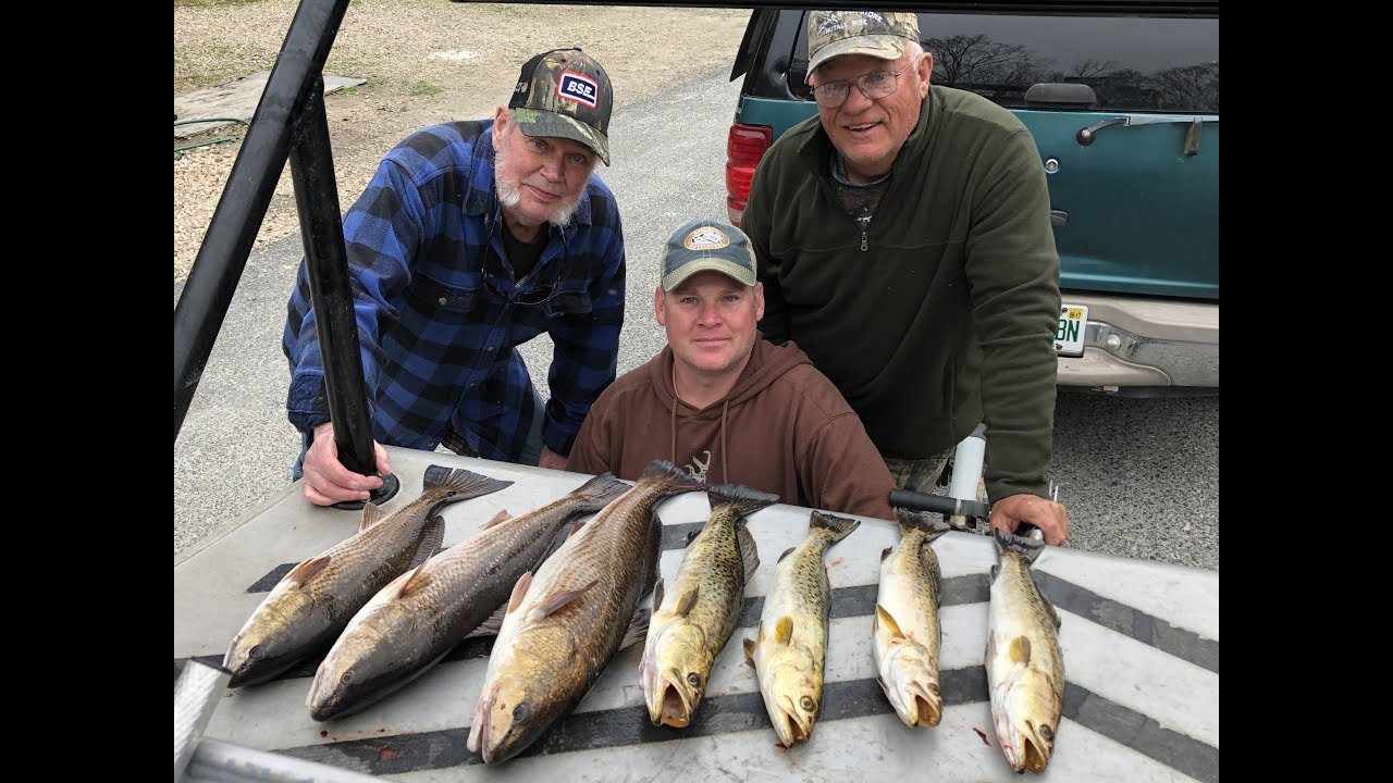 2019 Aucilla River Red and Trout AMAZING Fishing trip.