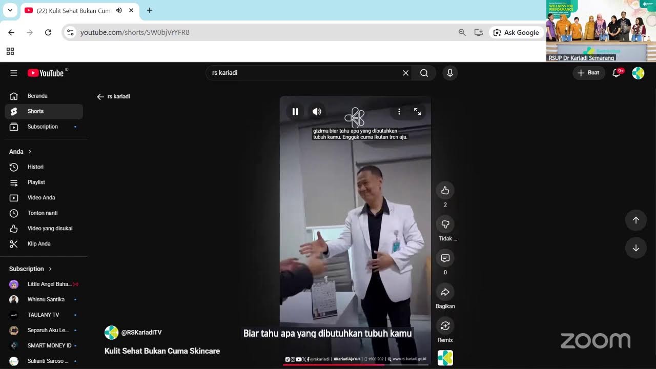 Seminar online Hari Gizi Nasional 2026
