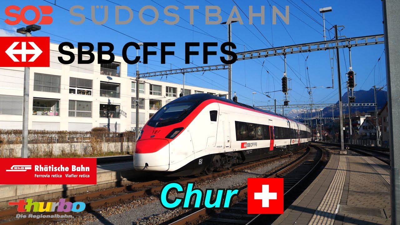 🇨🇭2x SBB RABe 501 "Giruno", SBB Re 460 + IC2020, SOB RABe 526 "Traverso", Rangierfahrten RhB