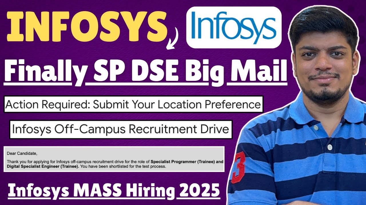 🔥Рассылка анкет для массового набора персонала в Infosys! | Набор персонала Infosys SP DSE 2025 |...